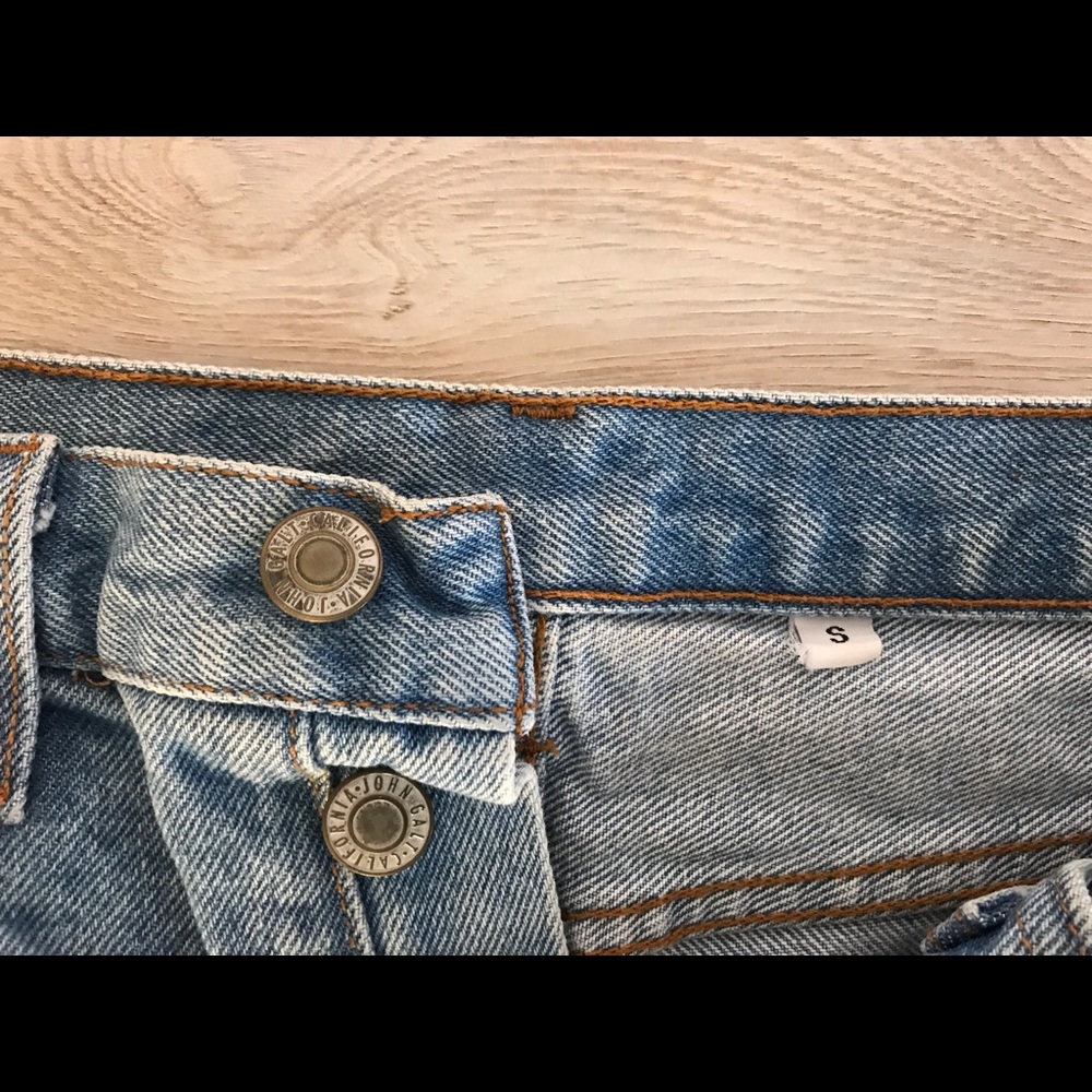 High rise Denim Shorts | Brandy Melville - Picture 3 of 4